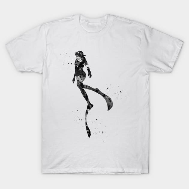 Scuba diver T-Shirt by erzebeth